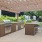 Large grill station with ample seating 