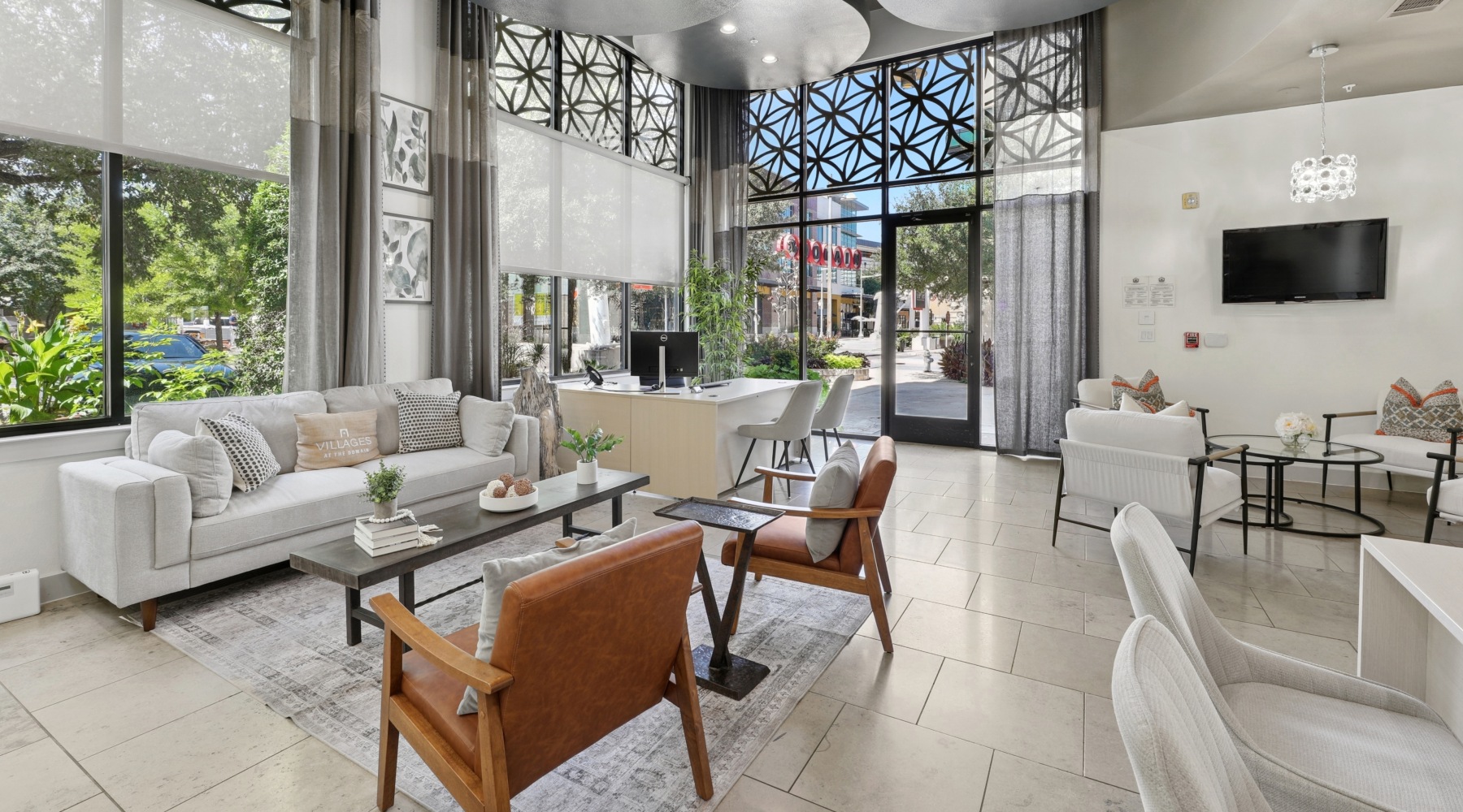 Leasing Office  Bright and welcoming office